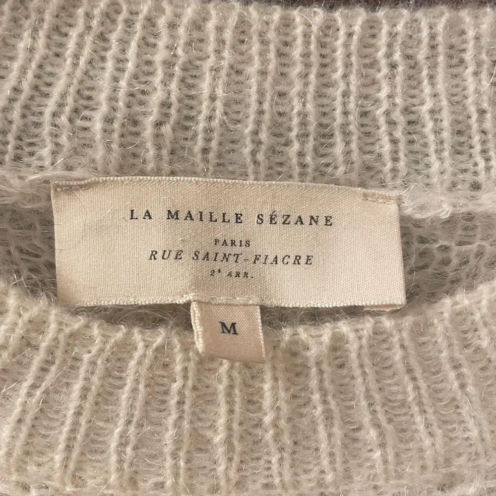 SÉZANE Elsa Mohair Sweater Ecru size M- lightly worn - Picture 7 of 10